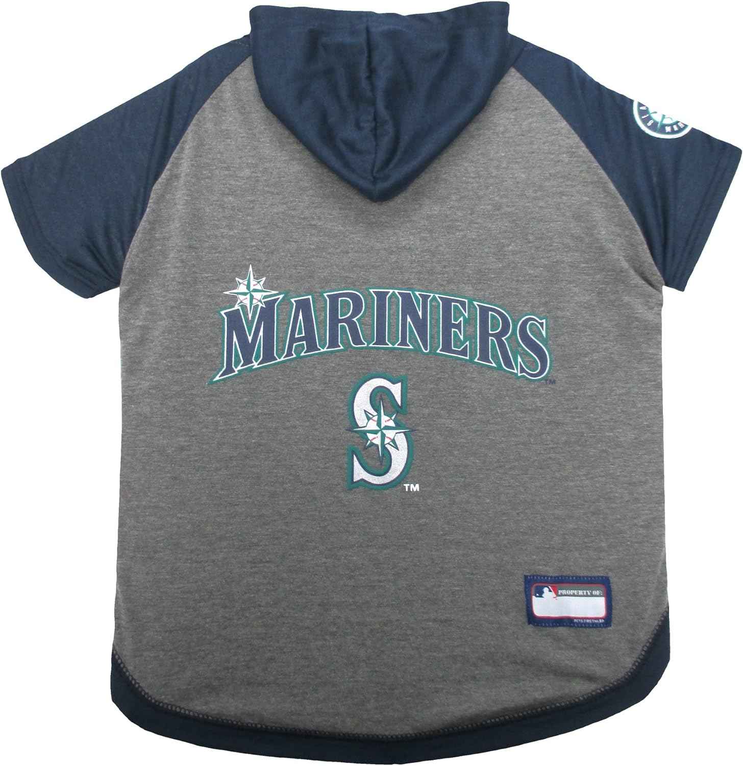 MLB Seattle Mariners Hooded Dog T-Shirt