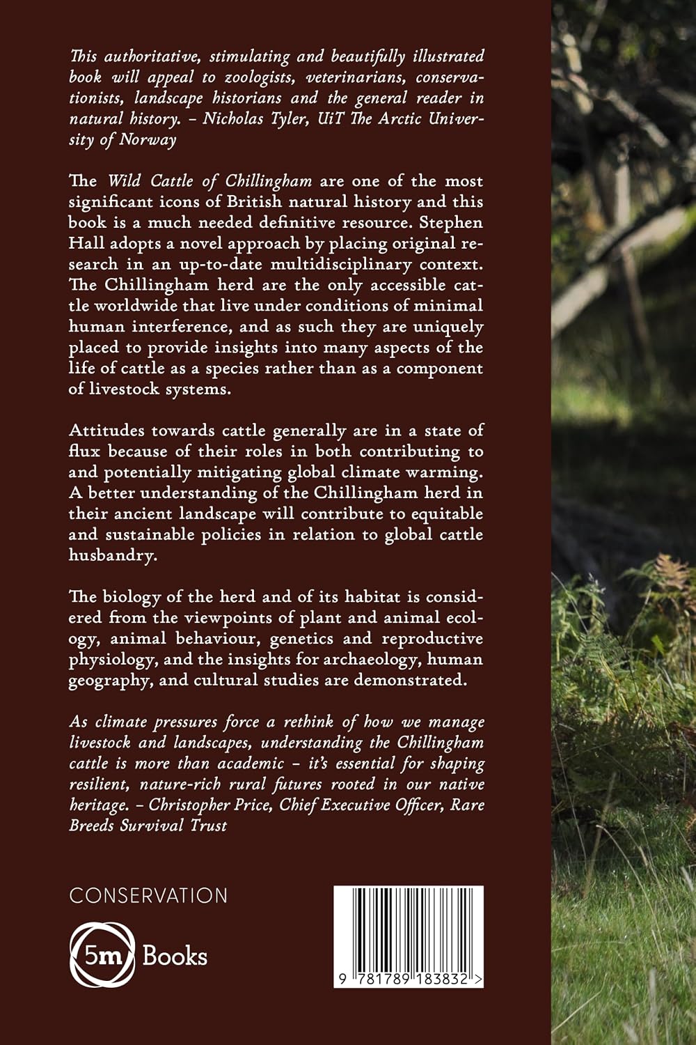 Inside Wild Cattle of Chillingham – Hardback, ISBN 9781789183719