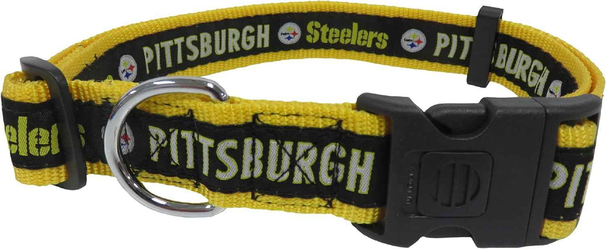 NFL Pittsburgh Steelers Woven Dog Collar — product image 3