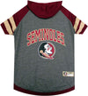 NCAA Florida State University Seminoles Hooded Dog T-Shirt