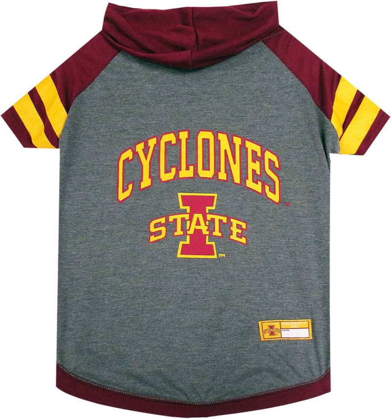 NCAA Iowa State University Cyclones Hooded Dog T-Shirt