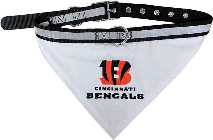 NFL Cincinnati Bengals Dog Collar Bandana
