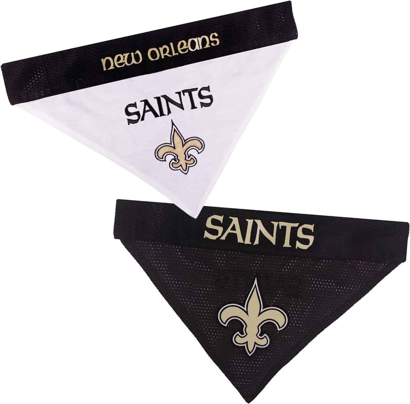 NFL New Orleans Saints Reversible Dog Bandana