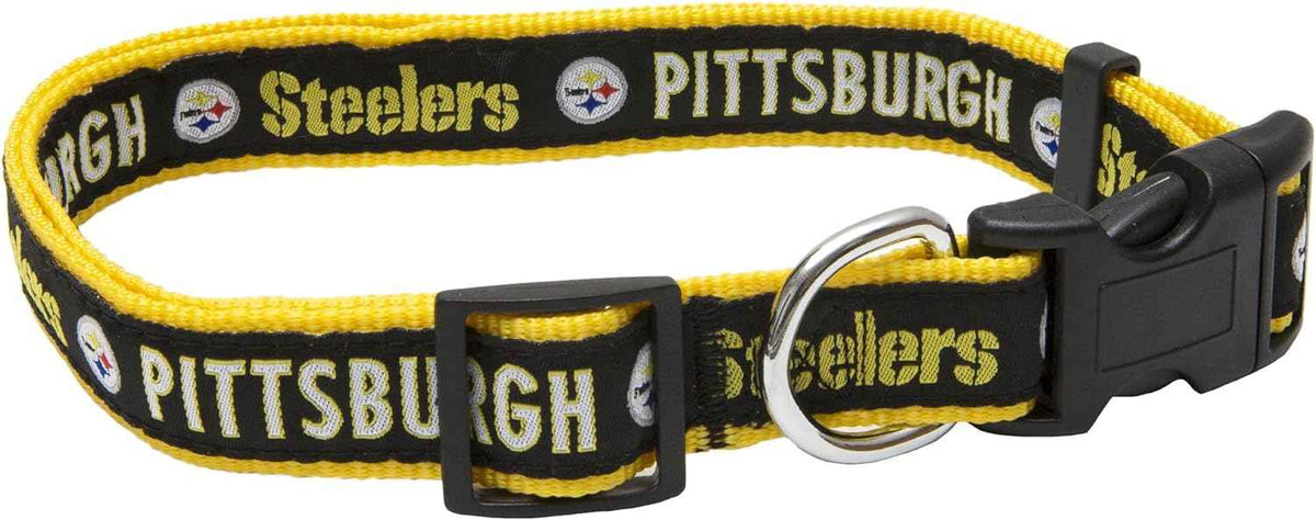 NFL Pittsburgh Steelers Woven Dog Collar — product image 4