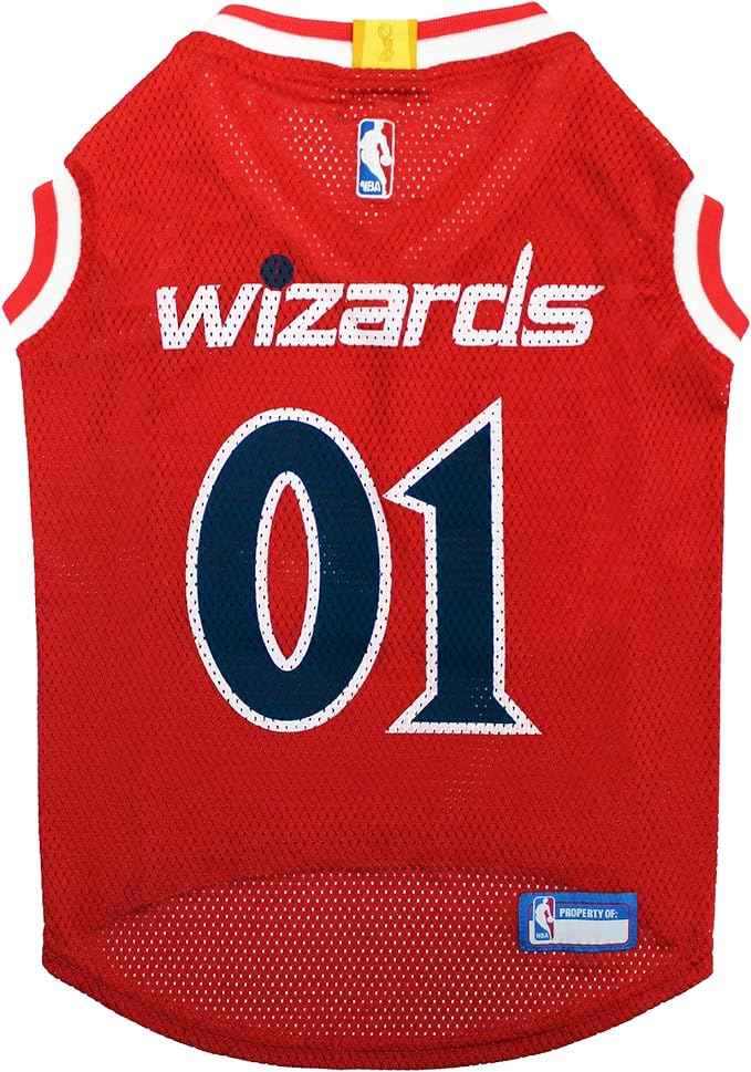 NBA Washington Wizards Basketball Mesh Pet Jersey