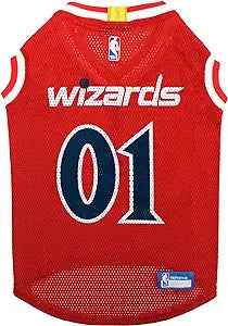 NBA Washington Wizards Basketball Mesh Pet Jersey