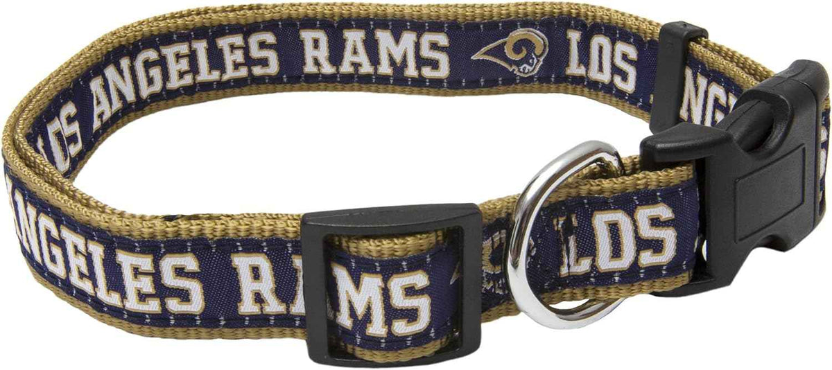NFL Los Angeles Rams Woven Dog Collar