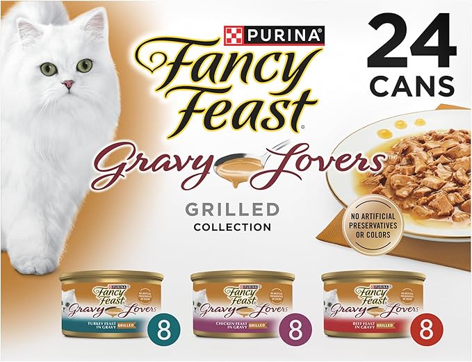 Fancy Feast Gravy Lover Variety 3oz 24ct