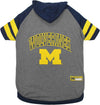 NCAA University of Michigan Wolverines Hooded Dog T-Shirt