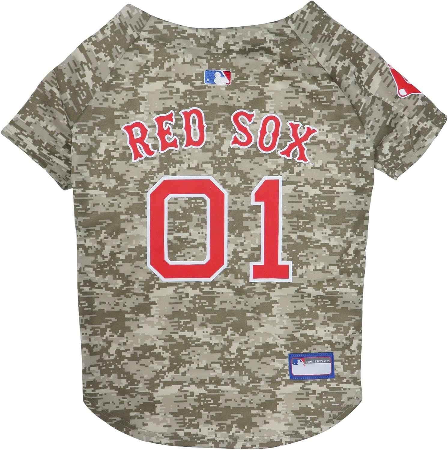 MLB Boston Red Sox Camo Mesh Pet Jersey