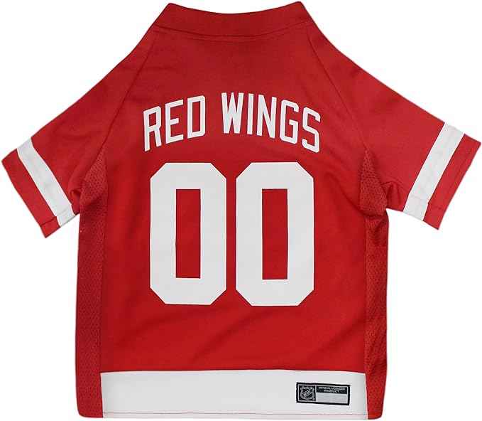 NHL Detroit Red Wings Mesh Pet Jersey