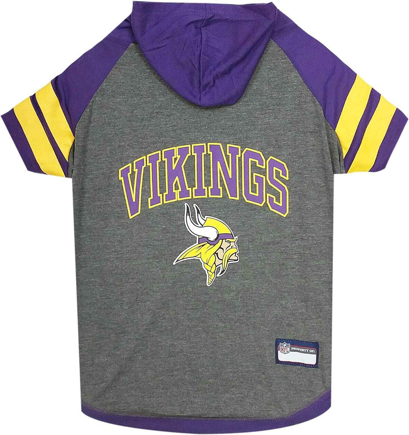 NFL Minnesota Vikings Hooded Dog T-Shirt