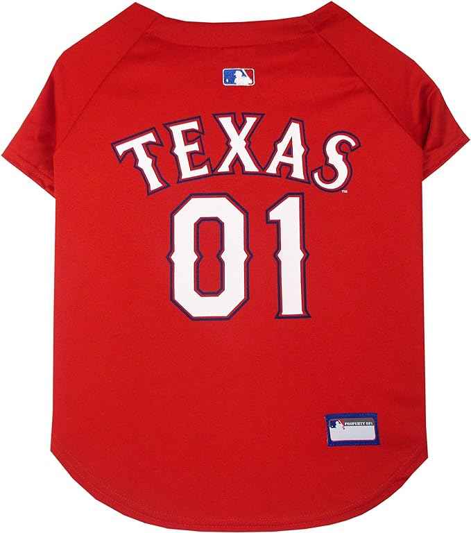MLB Texas Rangers Mesh Pet Jersey