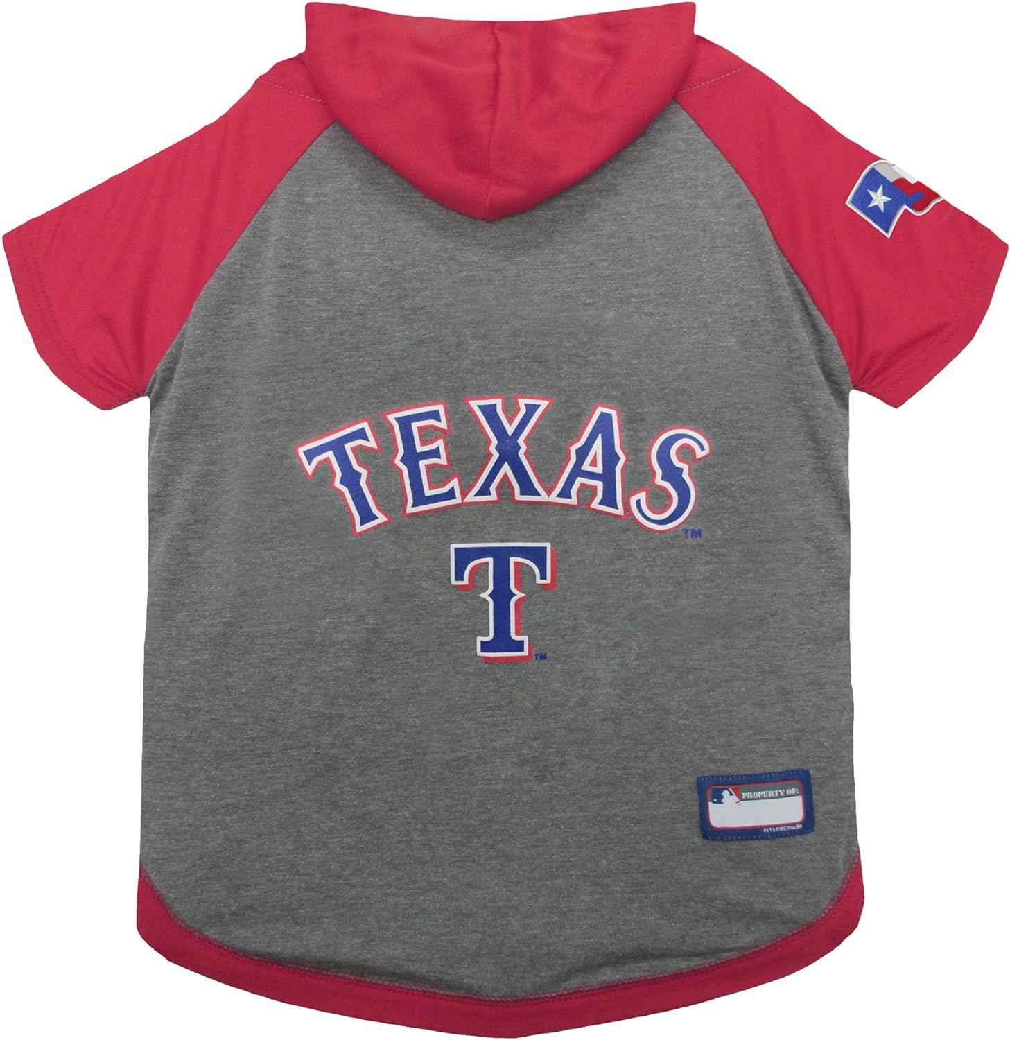 MLB Texas Rangers Hooded Dog T-Shirt