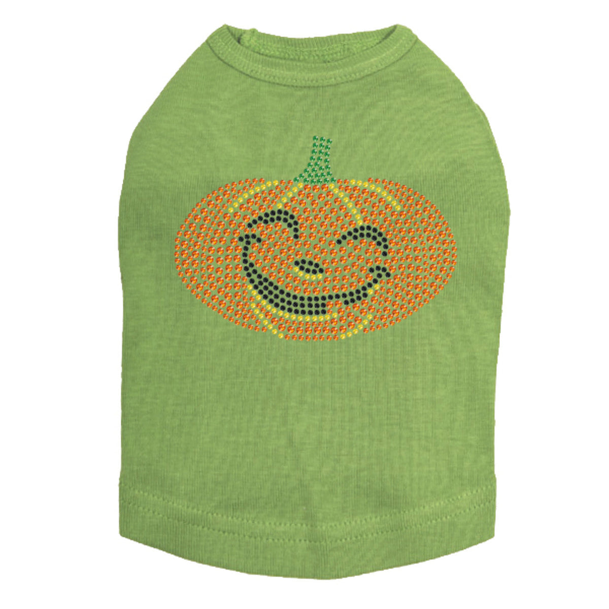 Smiling Jack-o-lantern - Dog Tank