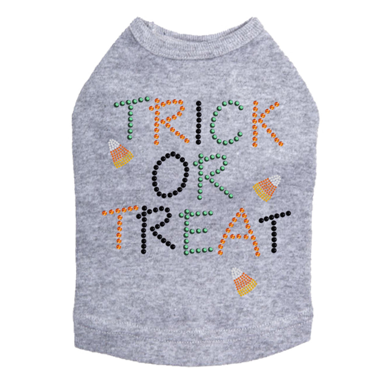 Trick or Treat with Candy Corn - Dog Tank