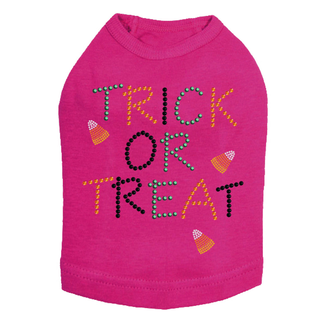 Trick or Treat with Candy Corn - Dog Tank