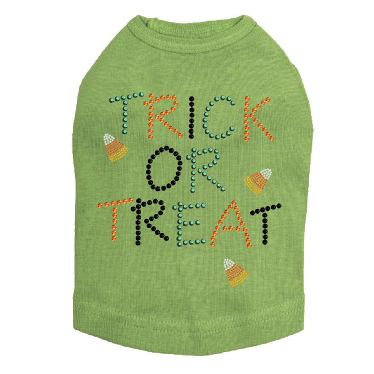 Trick or Treat with Candy Corn - Dog Tank