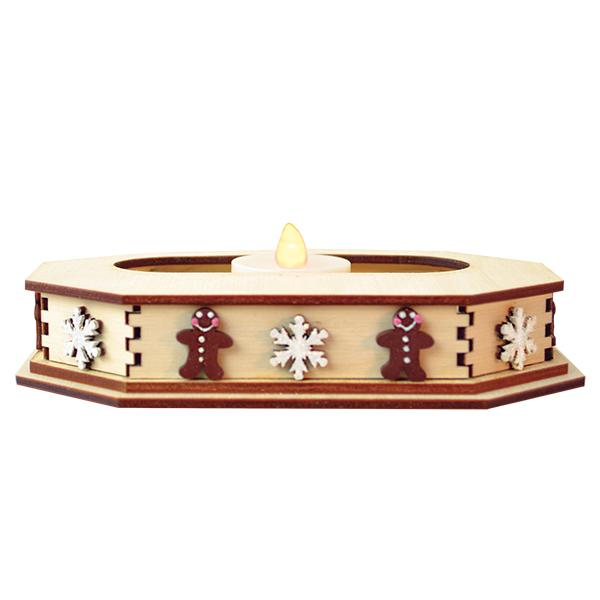 Old World Christmas: Large Snowflake Tealight Display