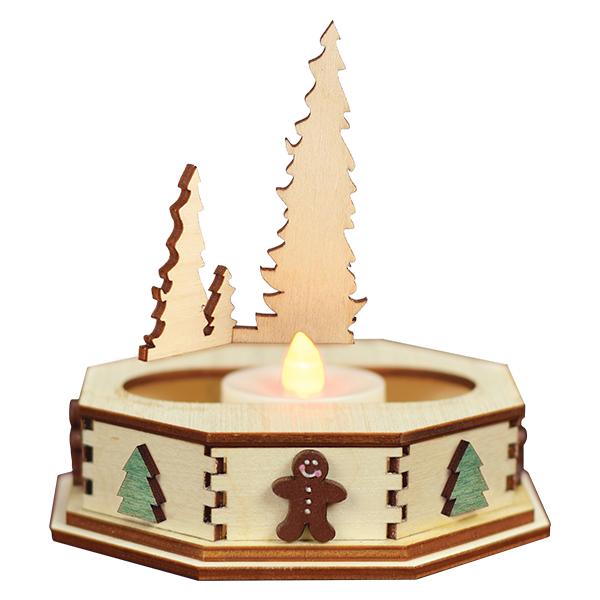 Old World Christmas: Small Trees Tealight Display
