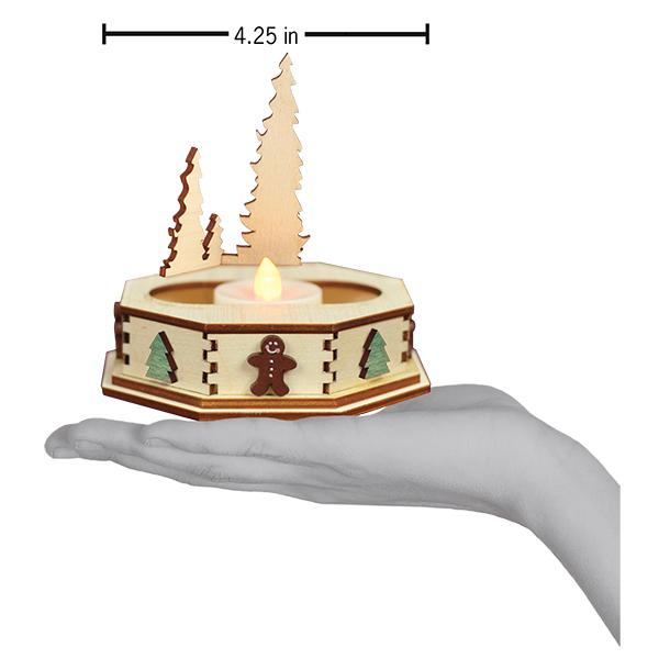 Old World Christmas: Small Trees Tealight Display