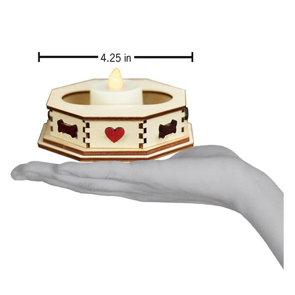 Tealight Display-Bone(Sm)