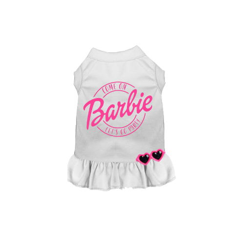 Bark 5th Ave., LLC Cotton Dog Dress - Black/S - HT Animal Supply