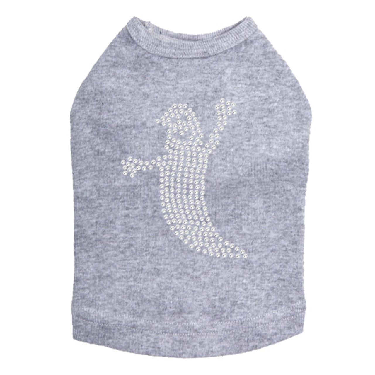 Skinny Rhinestone Ghost - Dog Tank