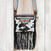 Cherry Checker Tooled & Cowhide Crossbody Bag