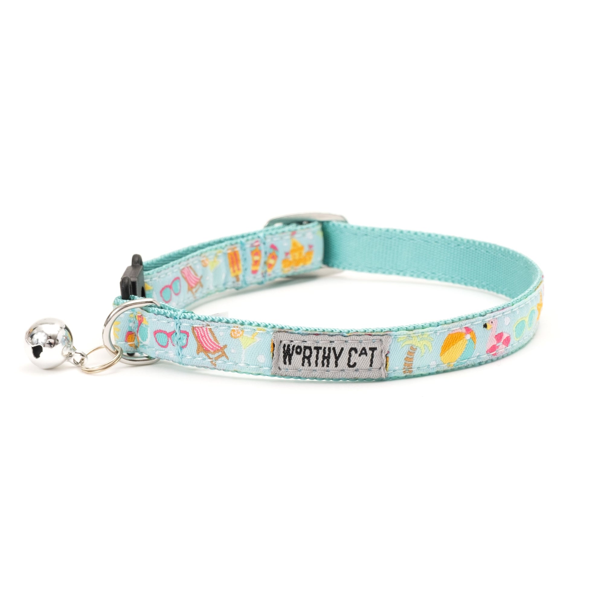 Lifes a Beach Cat Collar