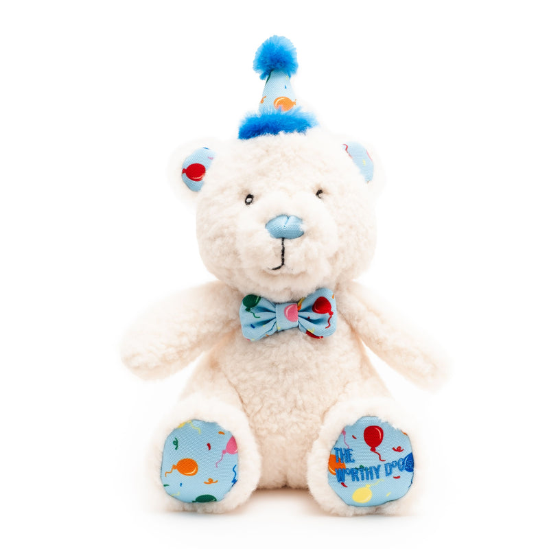 Birthday Bear Toy-Blue