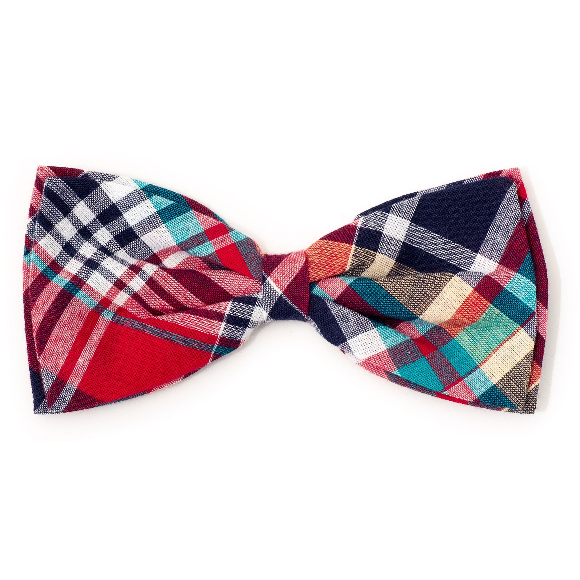 Madras Plaid Bow Tie