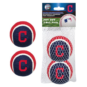 MLB Cleveland Indians Tennis Balls