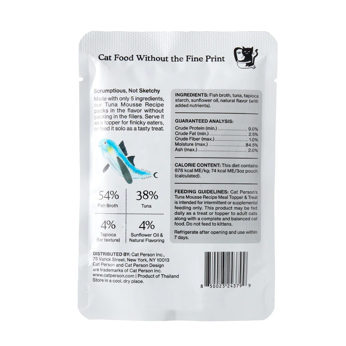 Cat Person Cat Mousse Tuna 3oz Pouch