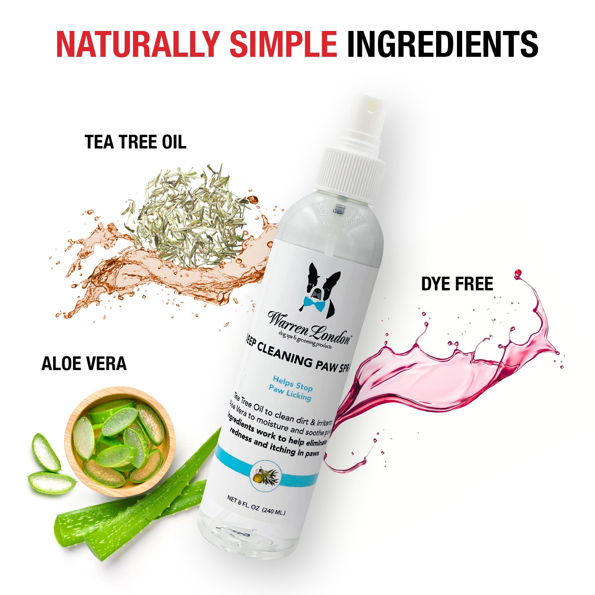 Deep Cleaning Paw Spray for Dogs