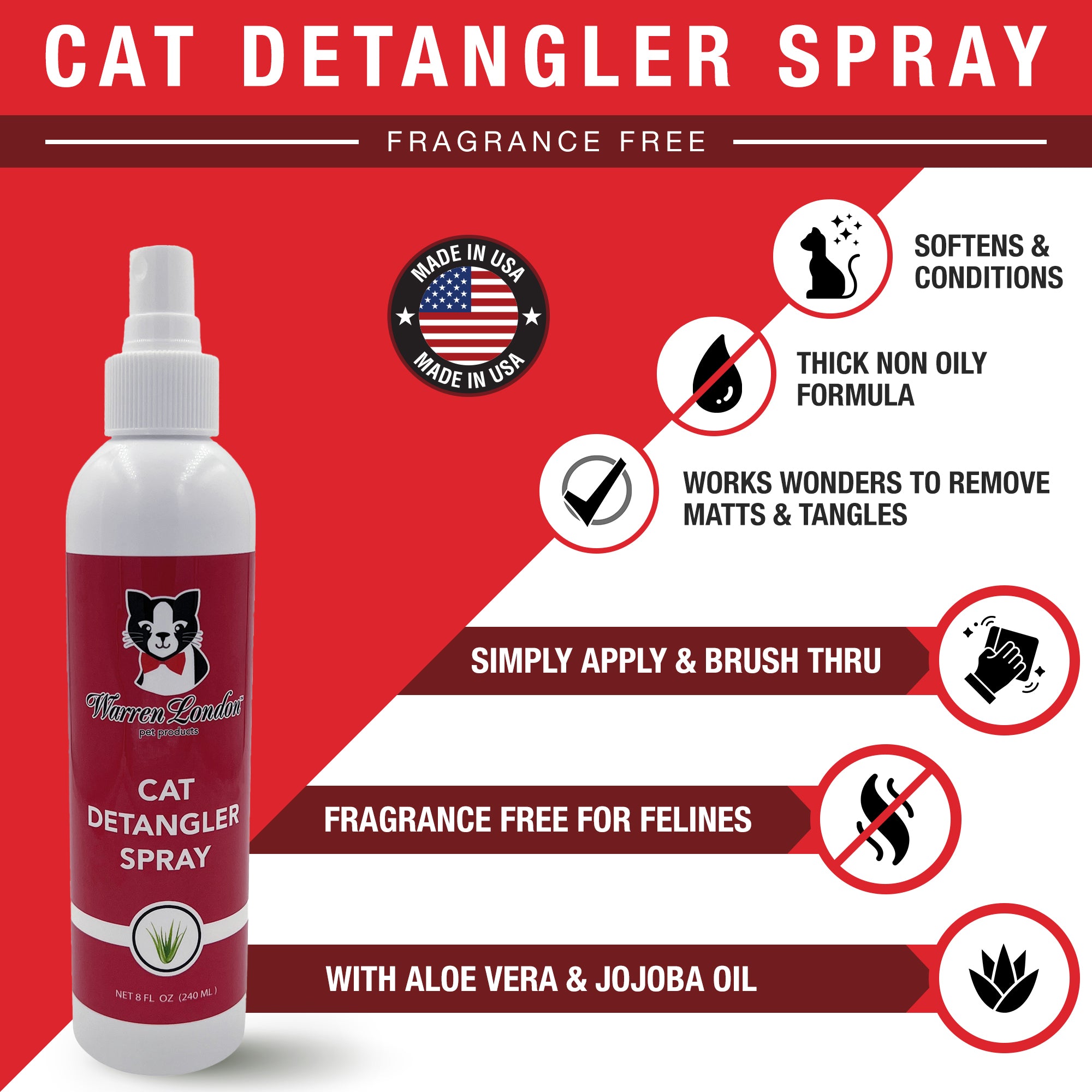 Cat Detangler Spray - Unscented