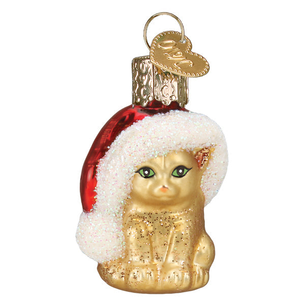 Mini Santas Kitten Ornament