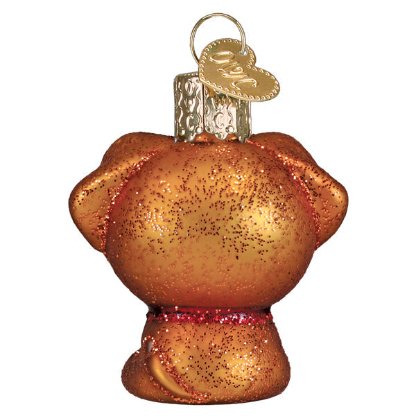 Old World Christmas: Mini Kawaii Dog Christmas Ornament