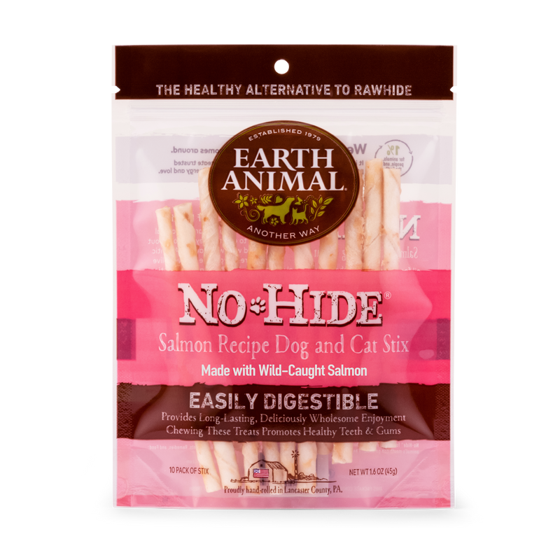 Earth Animal No Hide Salmon Pet Stix (10pk) (1.6oz) - HT Animal Supply