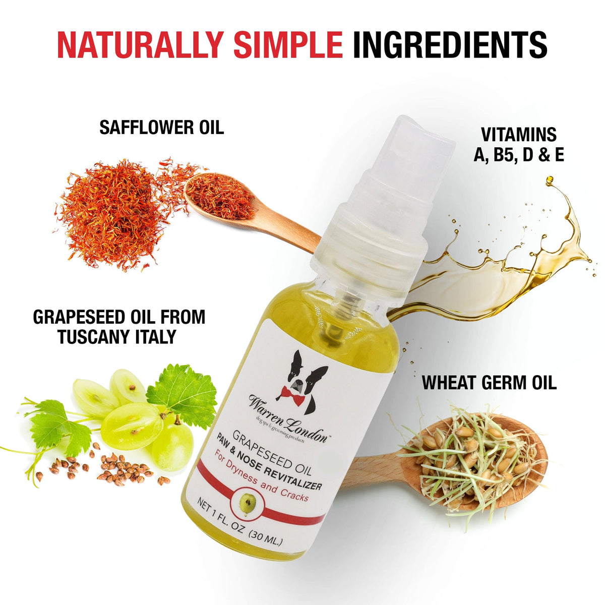 Grapeseed Oil Paw and Nose Revitalizer - Professional Size | HT Animal Supply