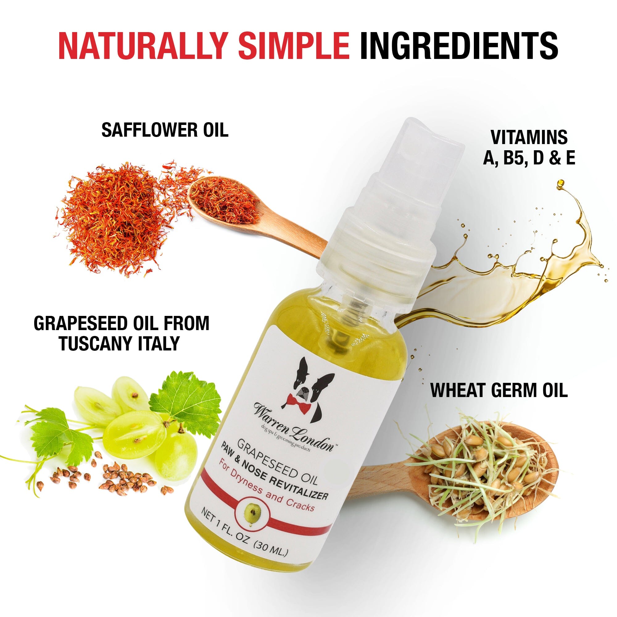 Grapeseed Oil Paw and Nose Revitalizer - Professional Size | HT Animal Supply