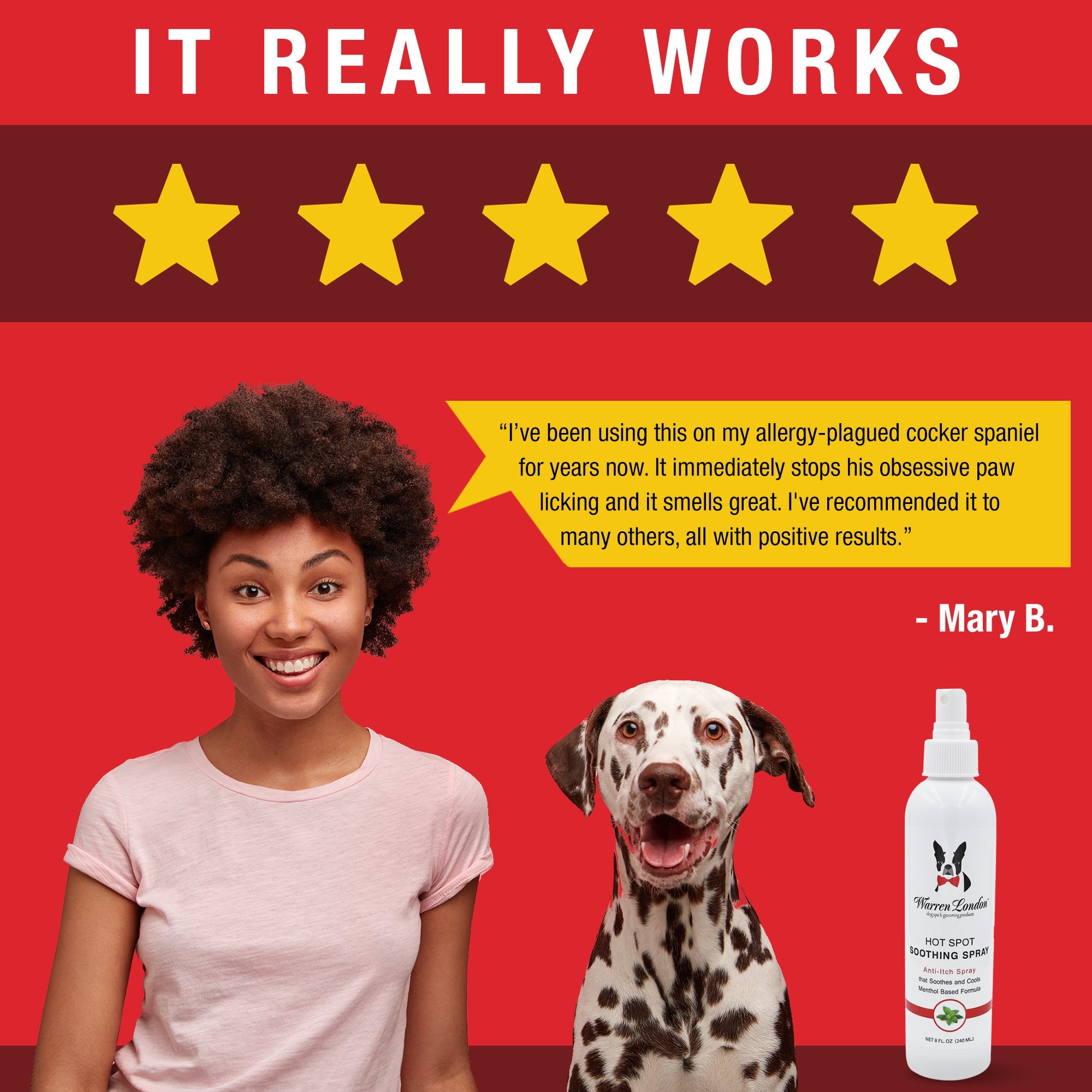 Hot Spot Soothing Spray - Anti Itch Spray That Soothes And Cools