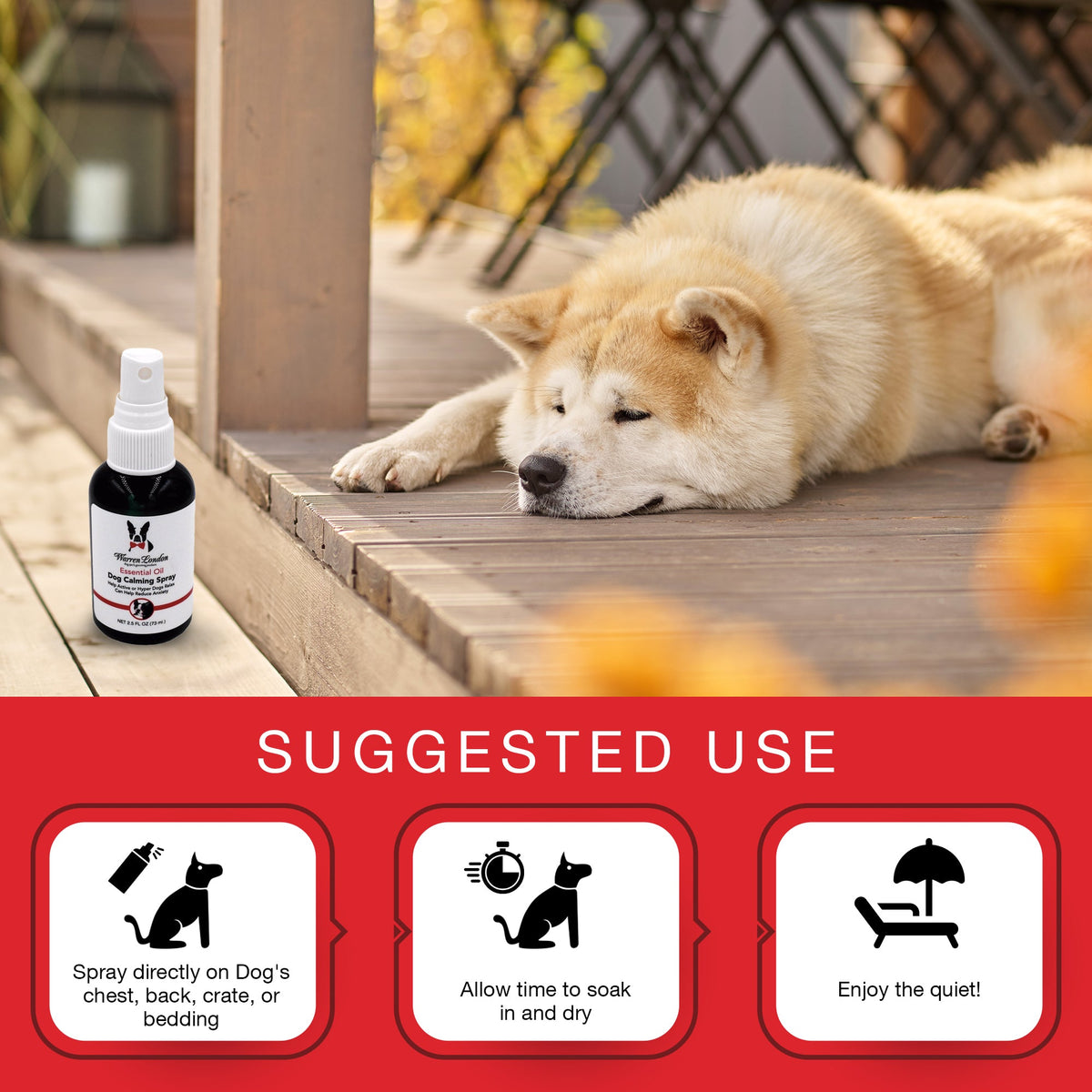 Essential Oil Dog Calming Spray | HT Animal Supply