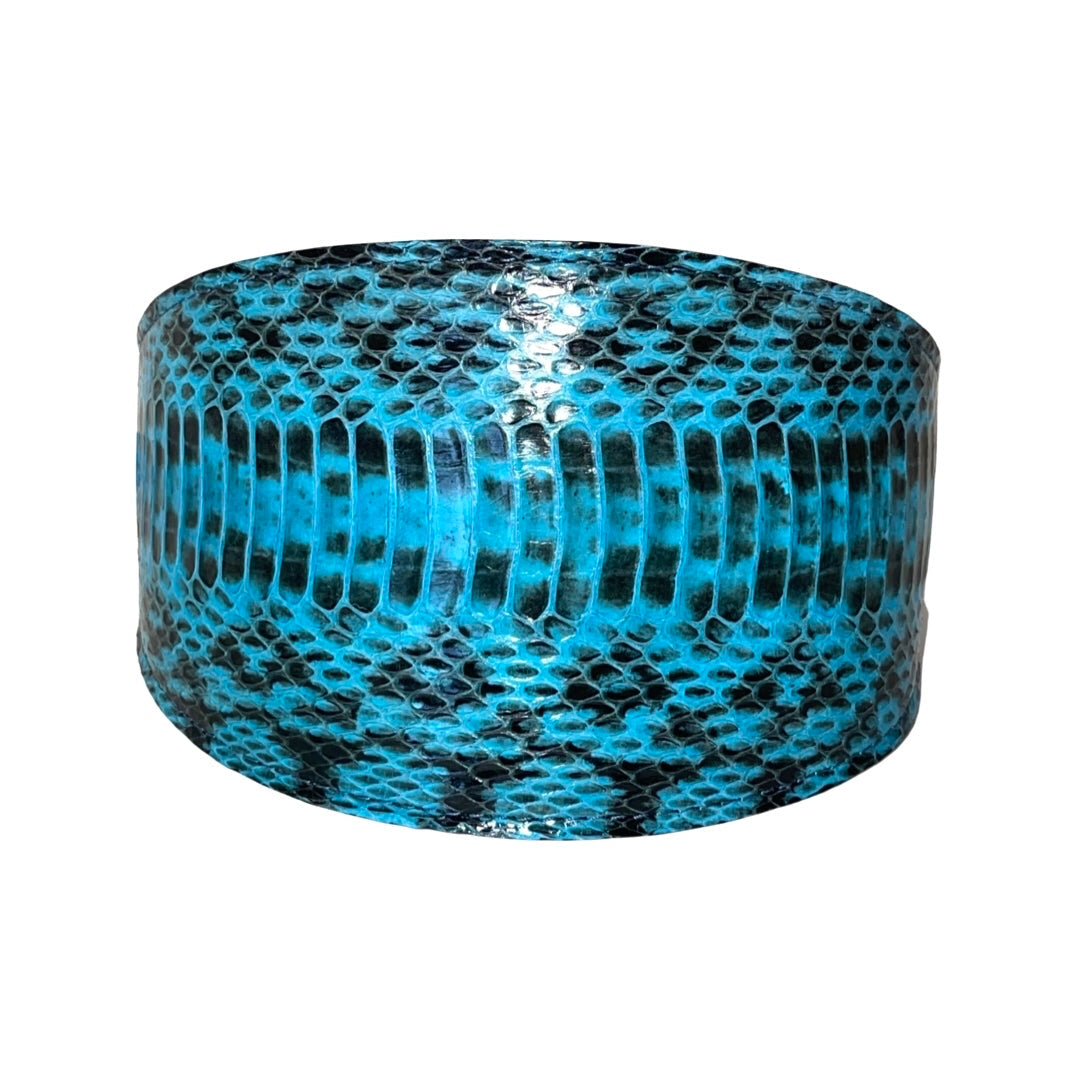 Turquoise & Black 4” Wide Style Collar