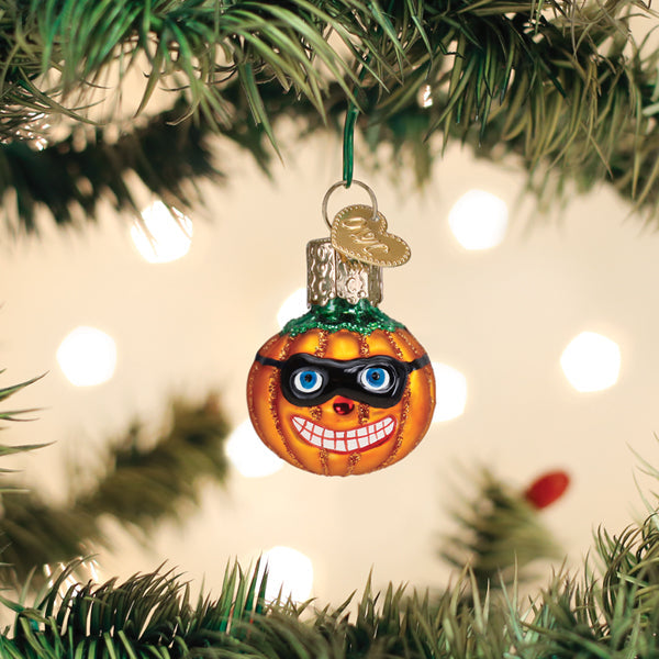 Mini Masked Jack Olantern Ornament