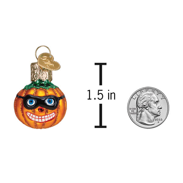 Mini Masked Jack Olantern Ornament
