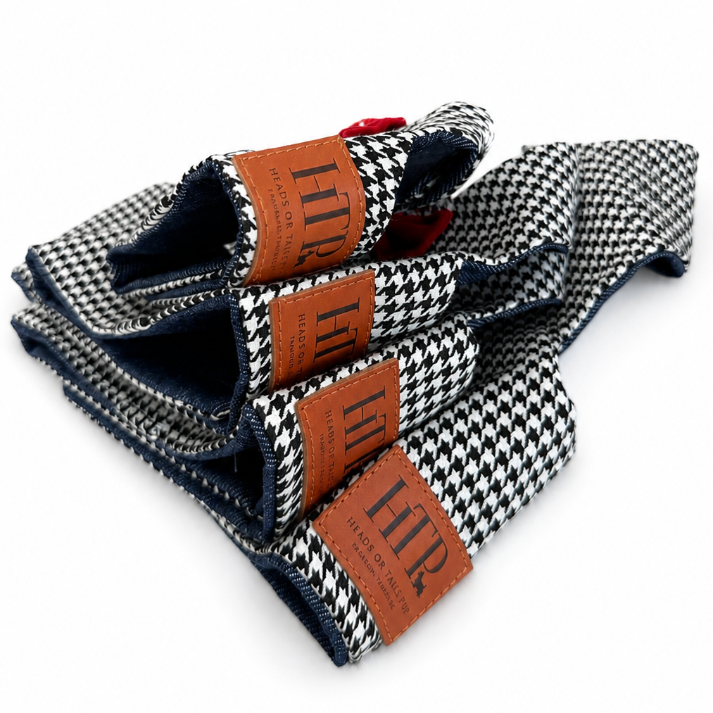 Heads or Tails Pup Houndstooth Dog Harness