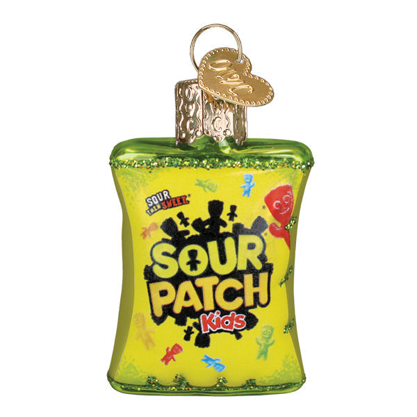 Old World Christmas: Mini Sour Patch Kids Package Christmas Ornament