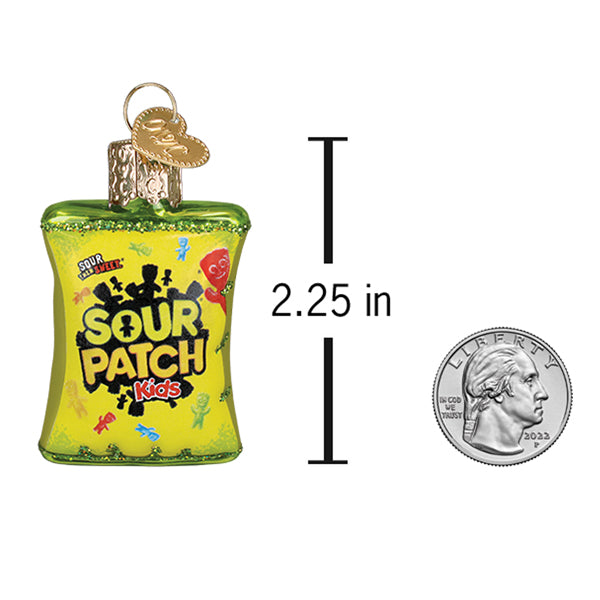 Old World Christmas: Mini Sour Patch Kids Package Christmas Ornament