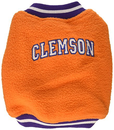 NCAA Clemson Tigers Varsity Dog Jacket by SportyK9
